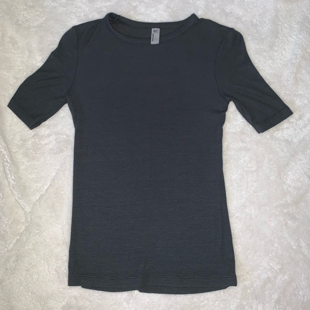 American apparel ribbed tee